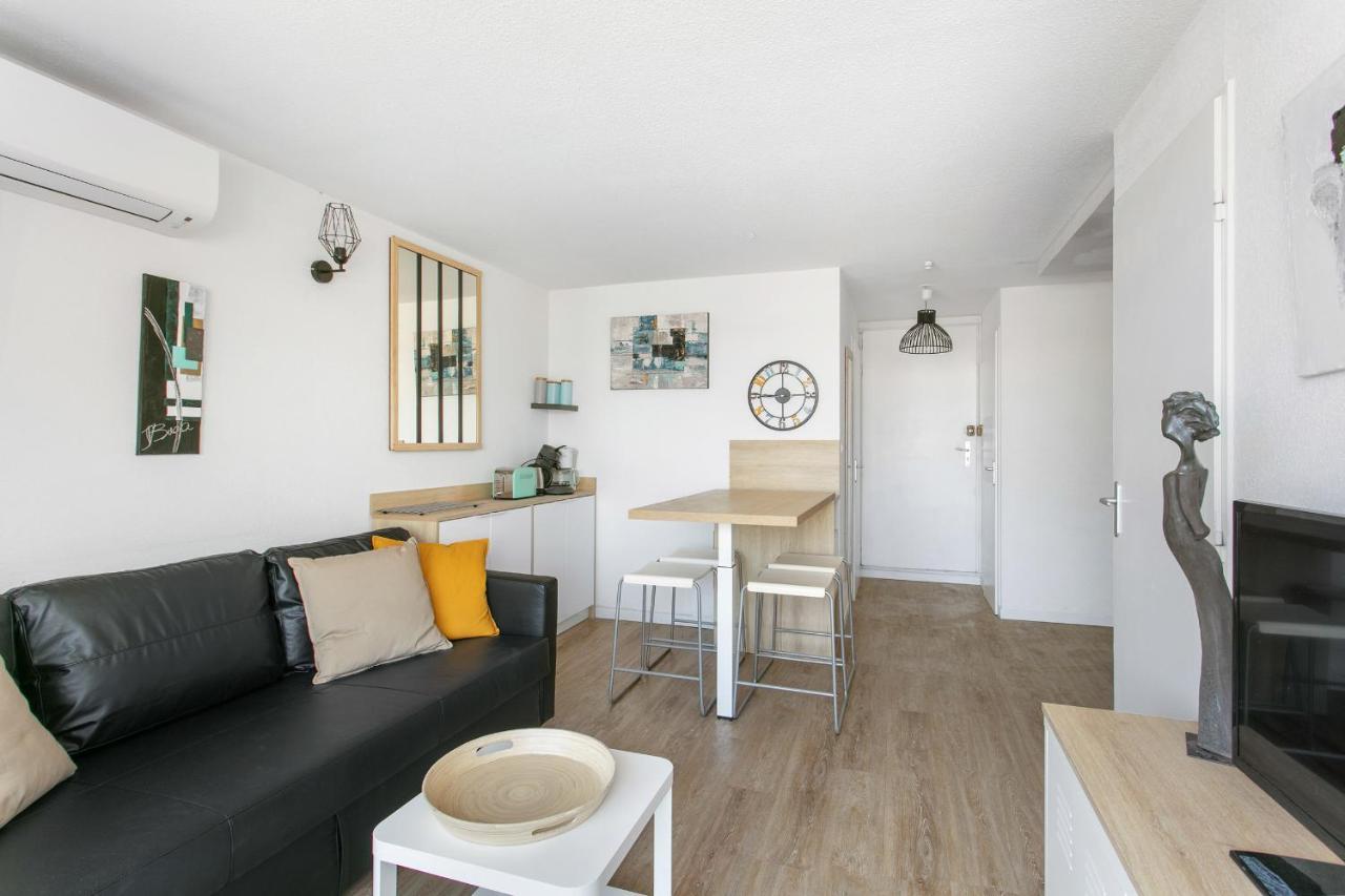 Appartement T3 Terrasse Vue Sur Mer, Piscine, Parking, Wifi Et Clim Sète Exterior foto